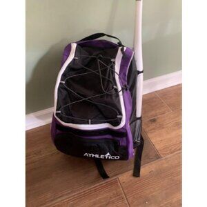 Baseball Bat Bag - Backpack for Baseball, T-Ball & Softball Equipment